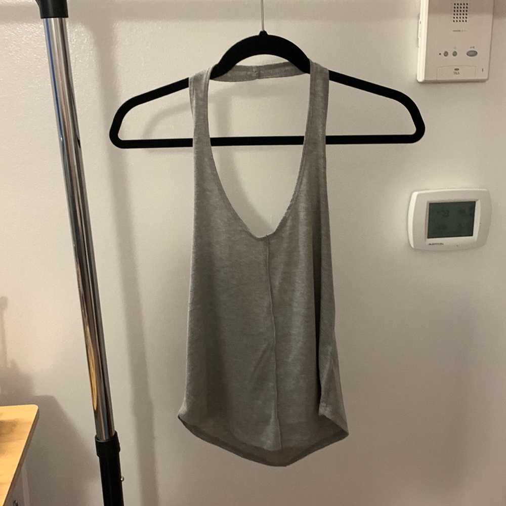 Gray halter top size small